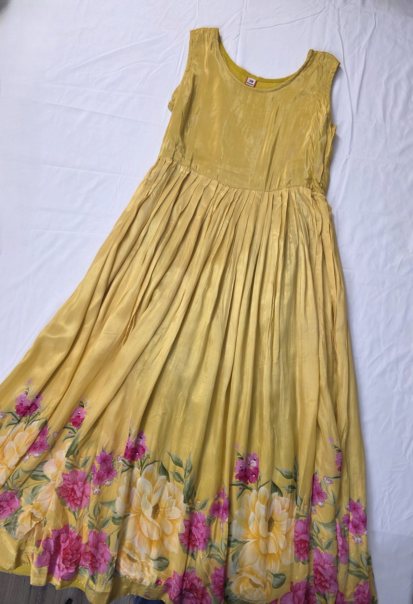 Yellow Anarkali