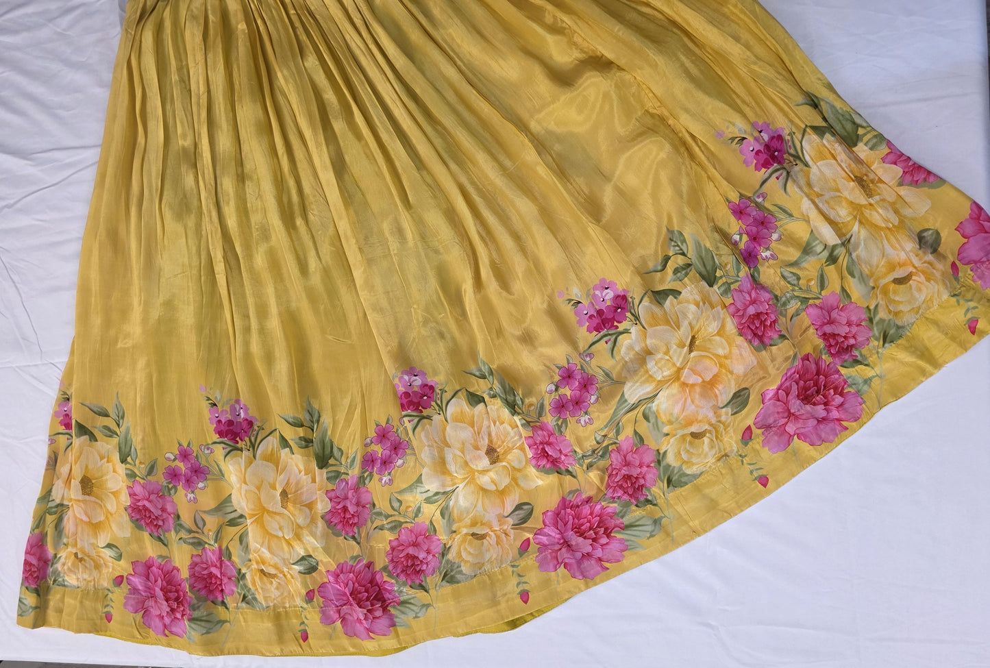 Yellow Anarkali